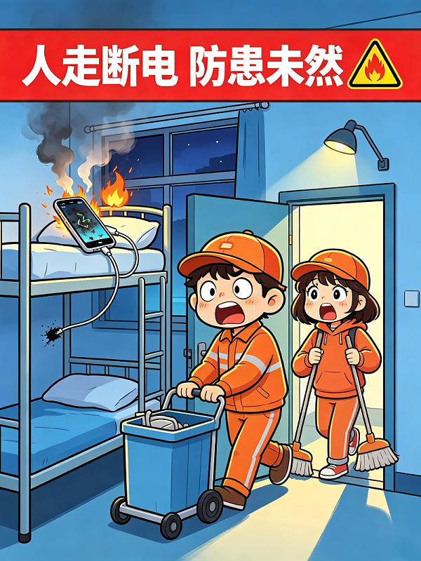 宿舍安全漫画